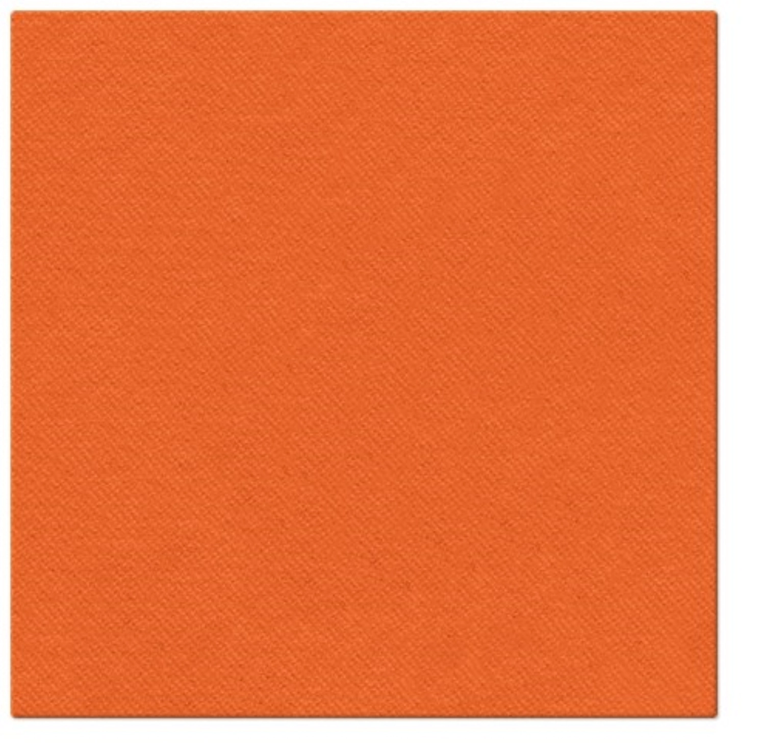 Serviettes Dinner 50x couleur unie orange, 40x40cm