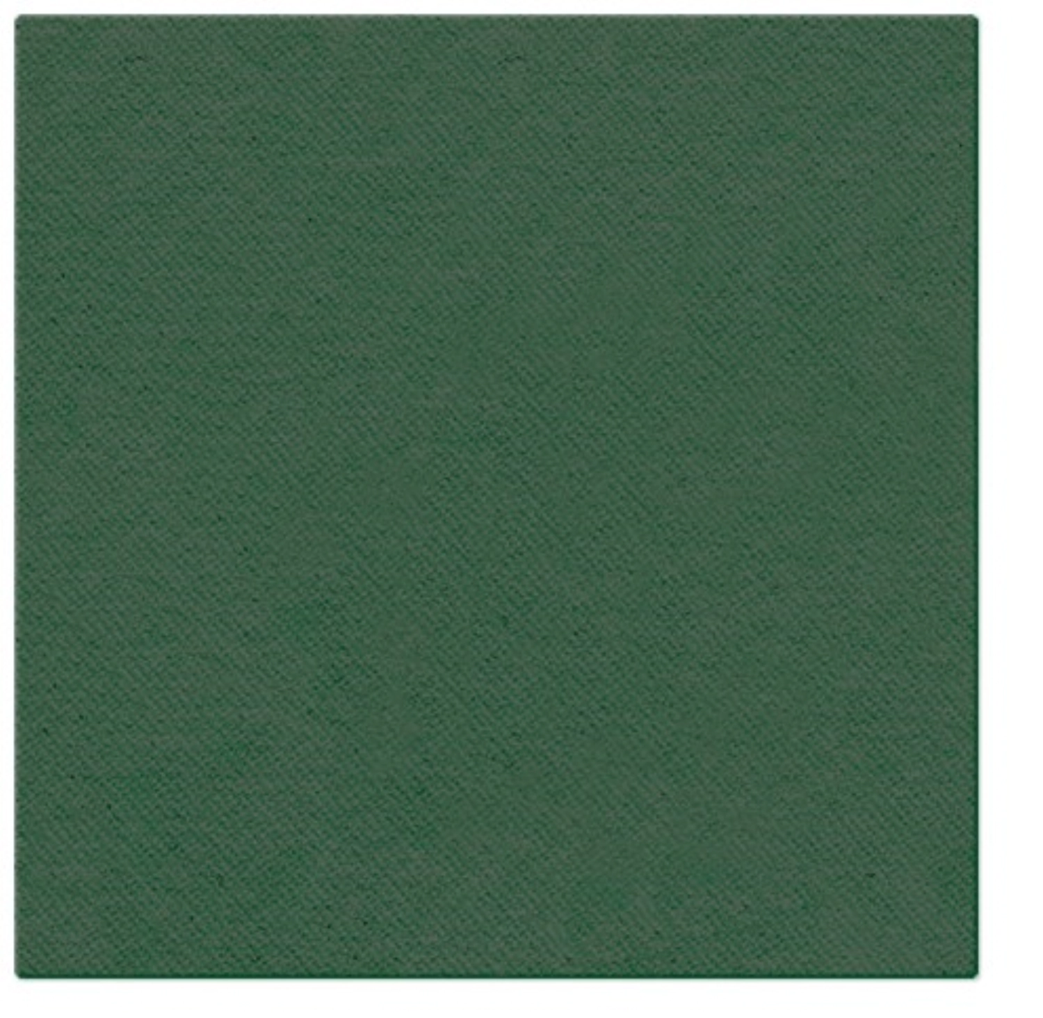 Serviettes Dinner 50x couleur unie vert foncé, 40x40cm