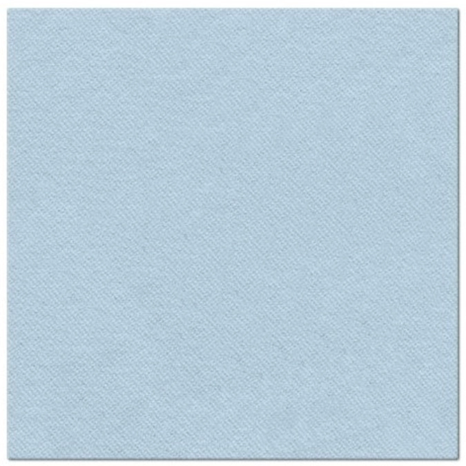 Serviettes Dinner 50x Monocolor light blue, 40x40cm