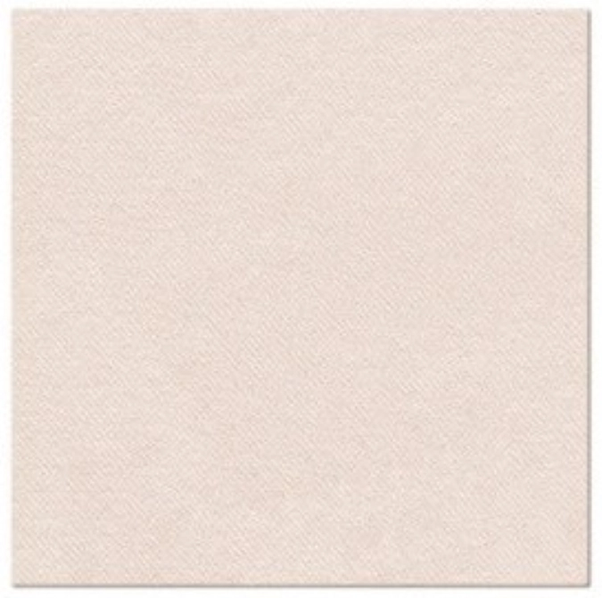 Serviettes Dinner 50x Monocolor beige, 40x40cm