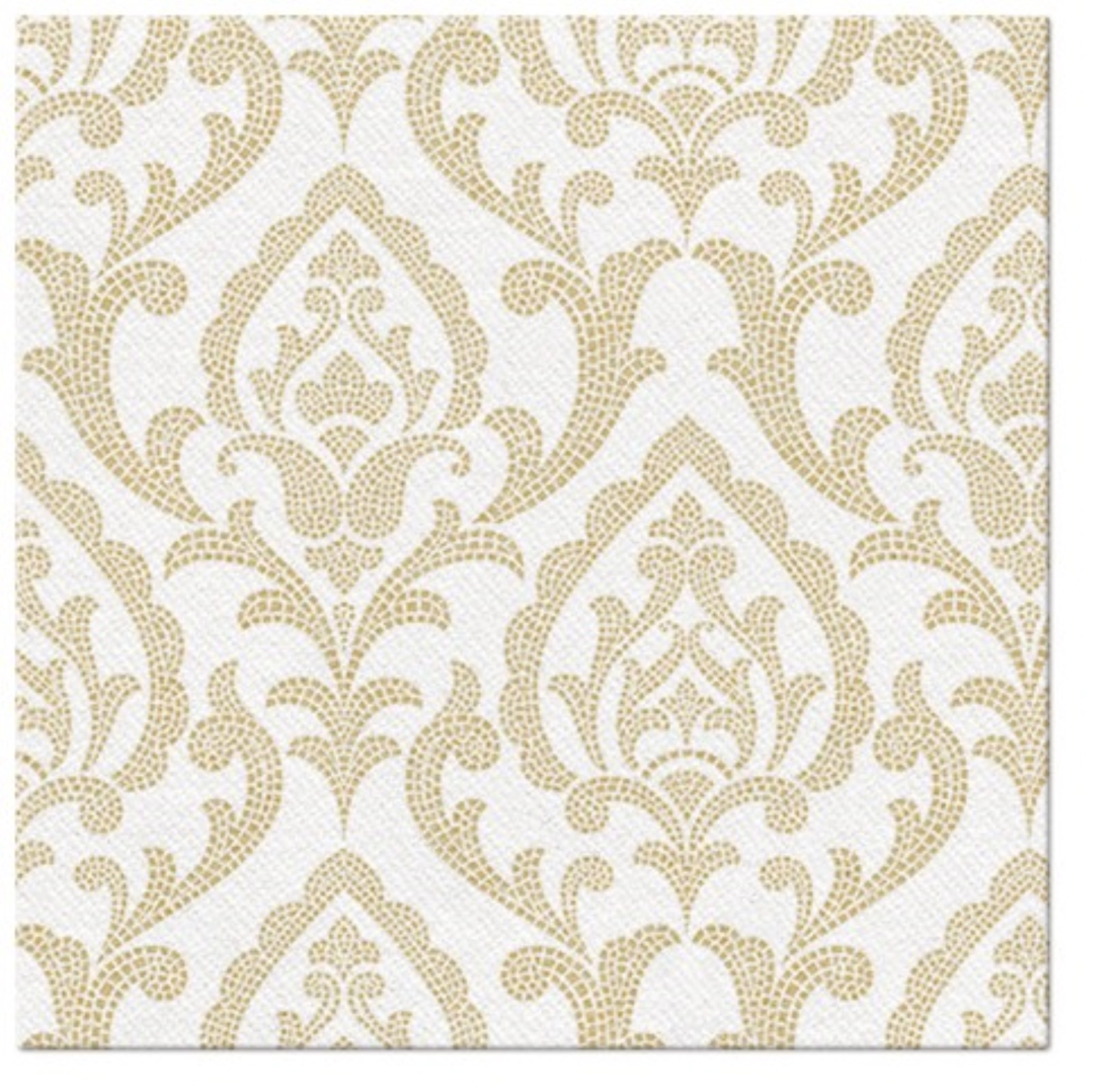 Serviettes Dinner 50x Portuguese TILESgold, 40x40cm