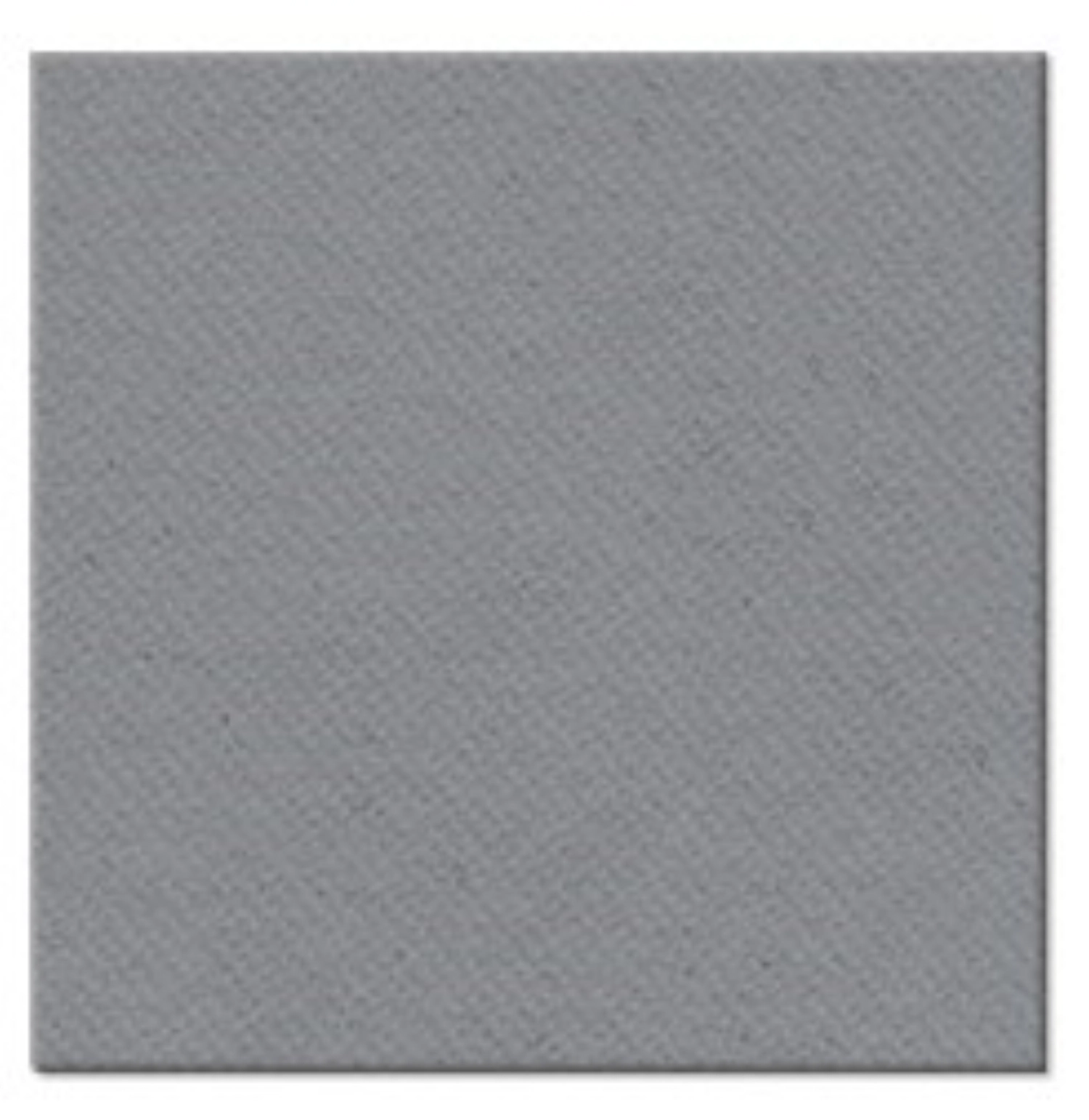 Serviettes Cocktail 100x Uni gris, 20x20cm