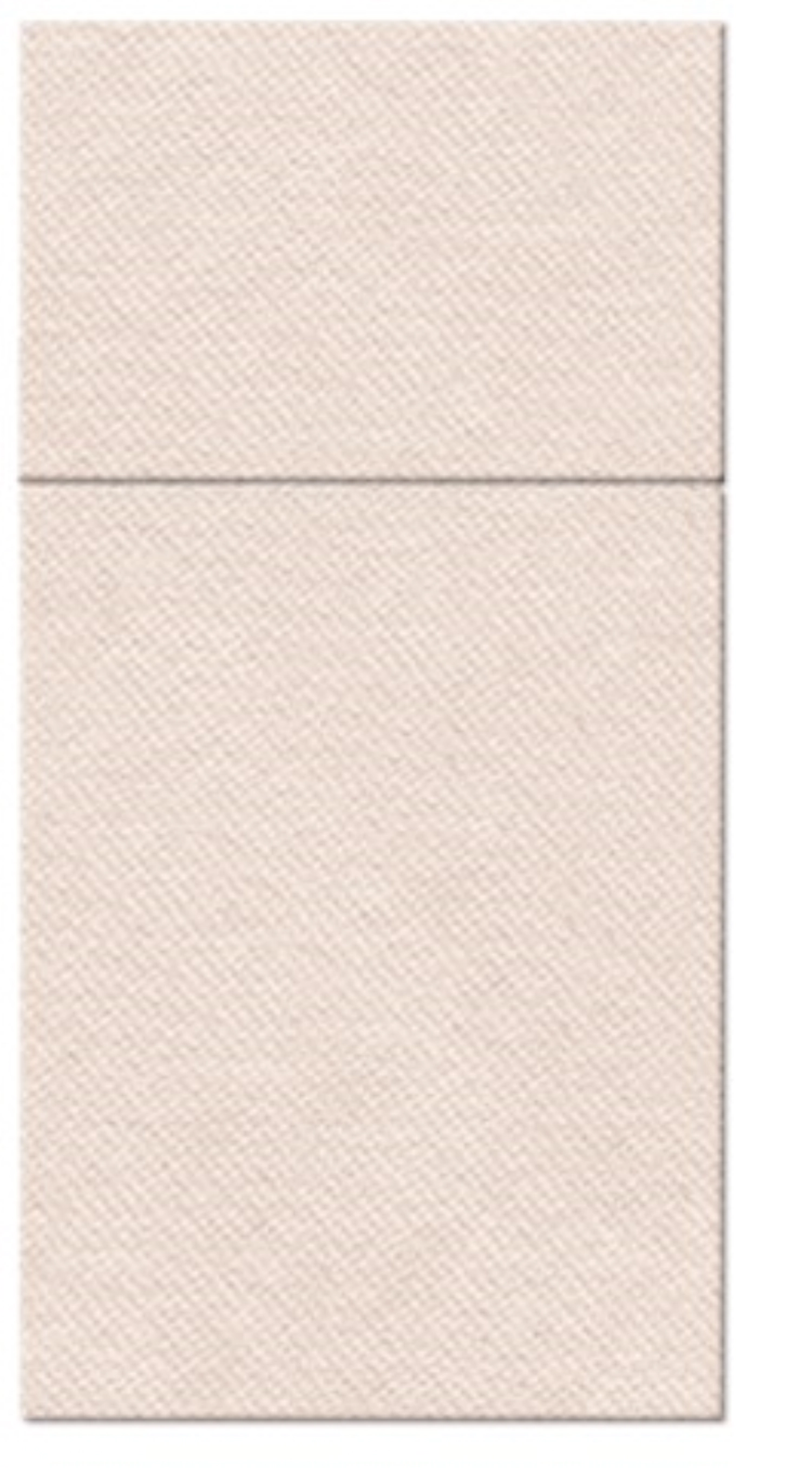 pochette à couverts 25x Monocolor beige, 40x40cm