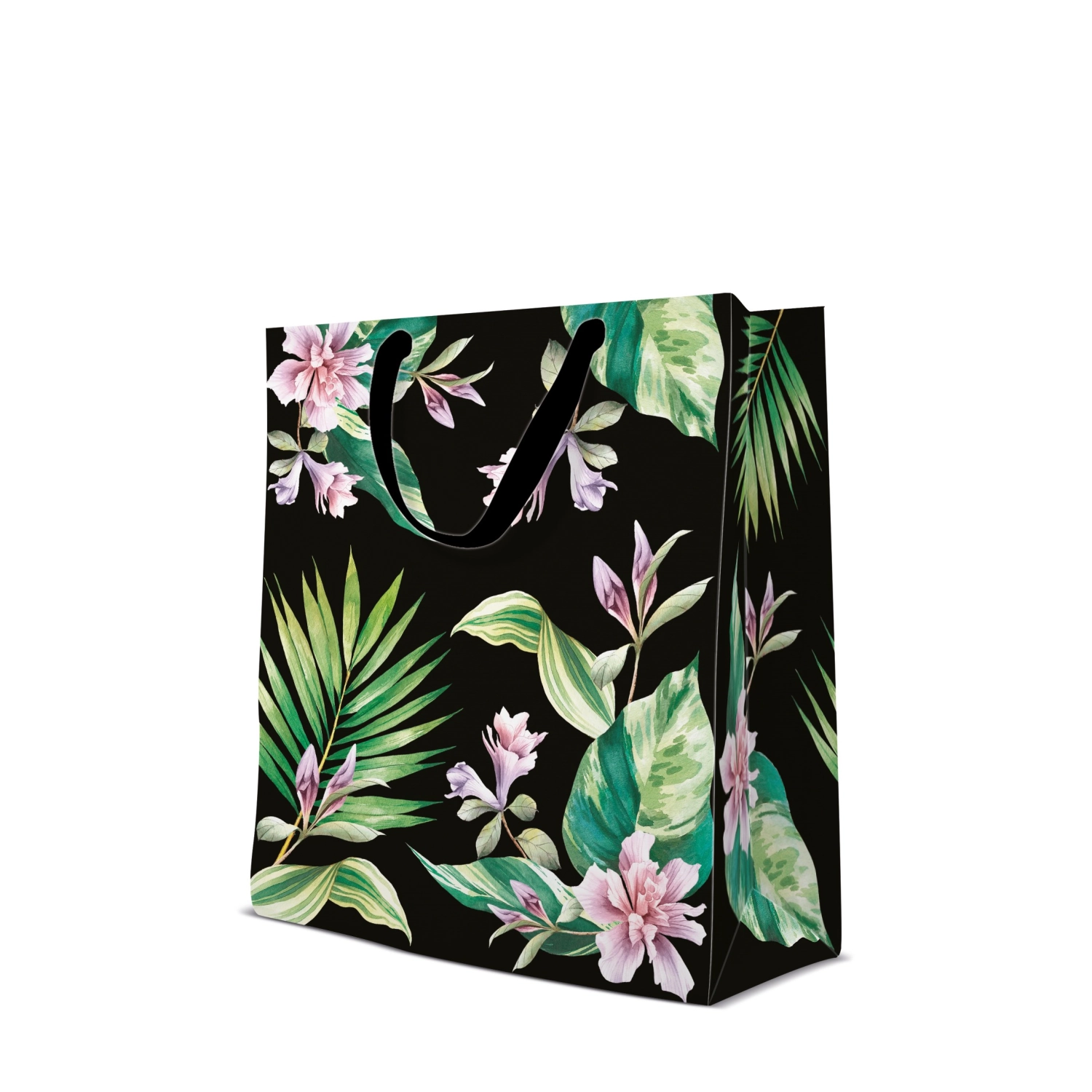 Sac cadeau Exotic Flowers 33.5x26.5x13cm