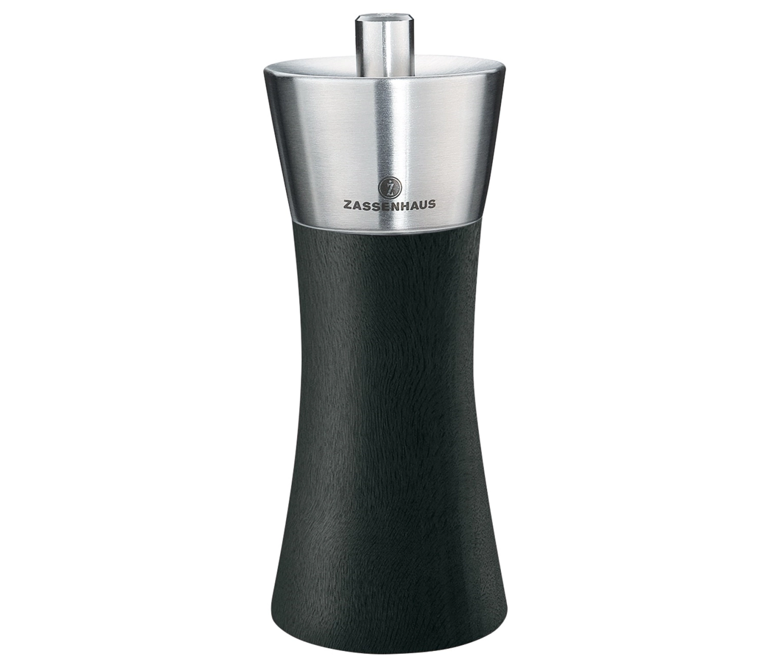 Moulin à sel « Augsburg » 14 cm noir mat
