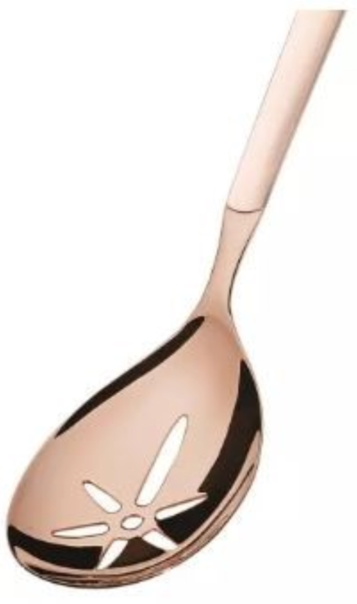 Buffet PVD Cuivre Cuillère à chafing dish fendue