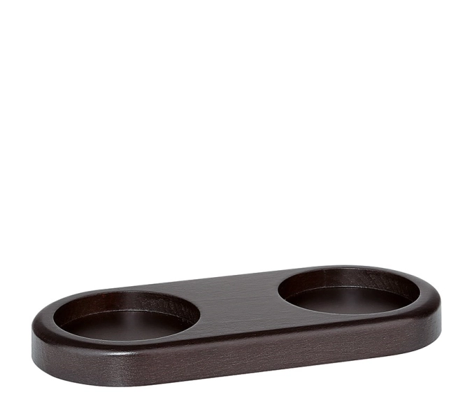 Mühlenuntersetzer f. 2 Mühlen wenge