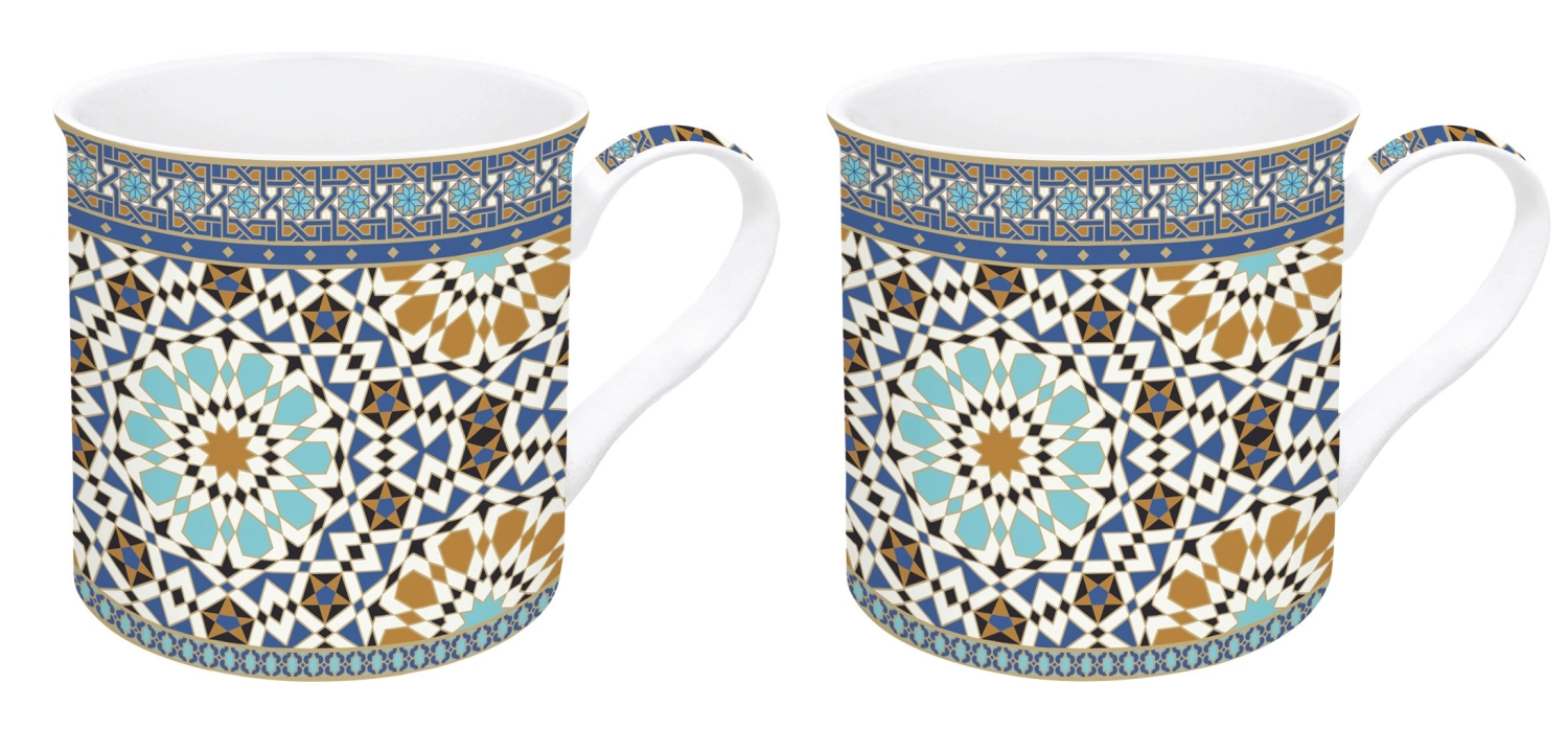 2pcs. Art Around the World Arabian goblet