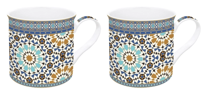 2er Set Art Around the World Arabian Porzellanbecher