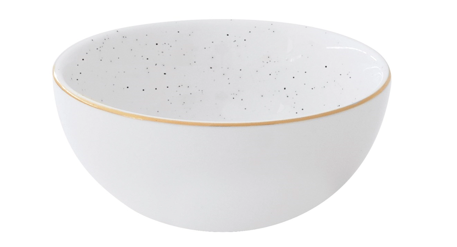 Artesanal Schale, weiss, D9.5cm