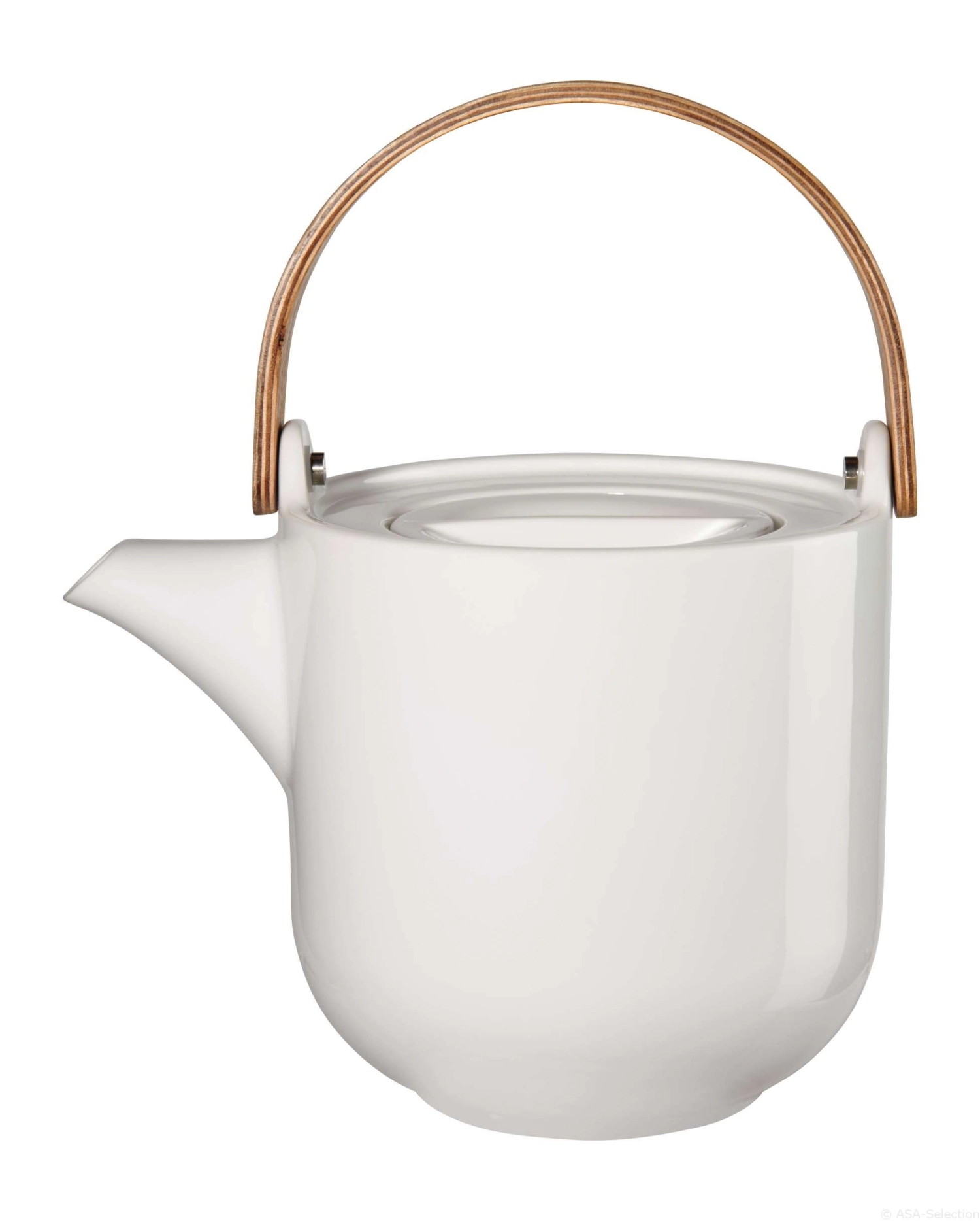 Théière Coppa a. poignée en bois