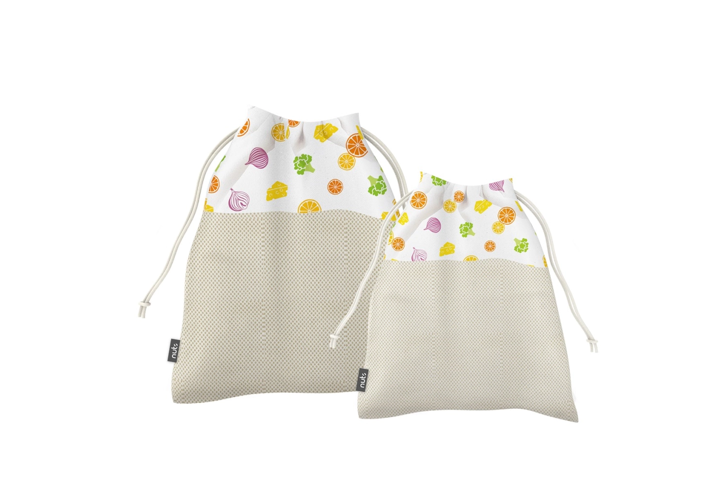 Set de 2 filets à fruits et légumes fruits et légumes m et l