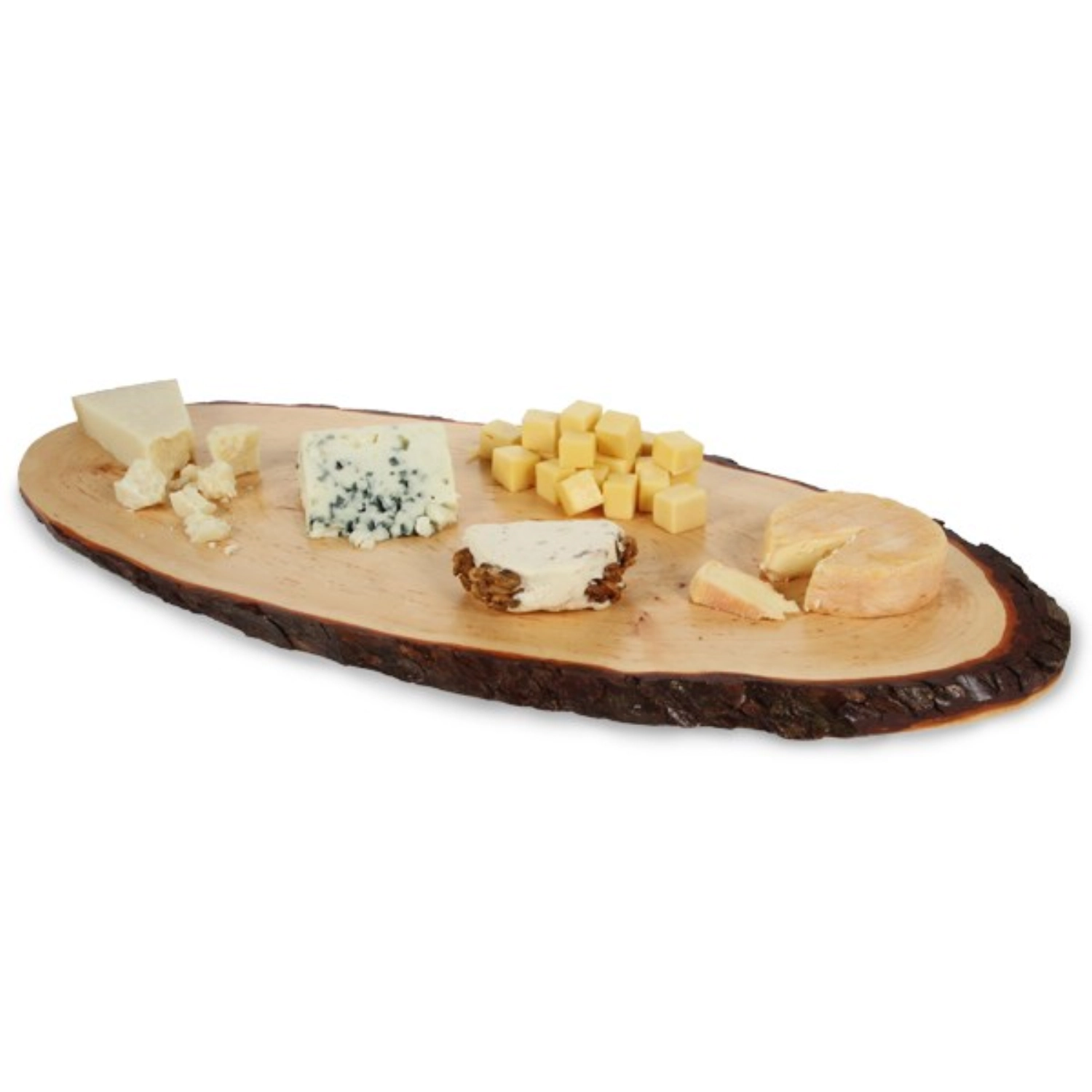 Rindenbrett Eschenholz L 565x210mm