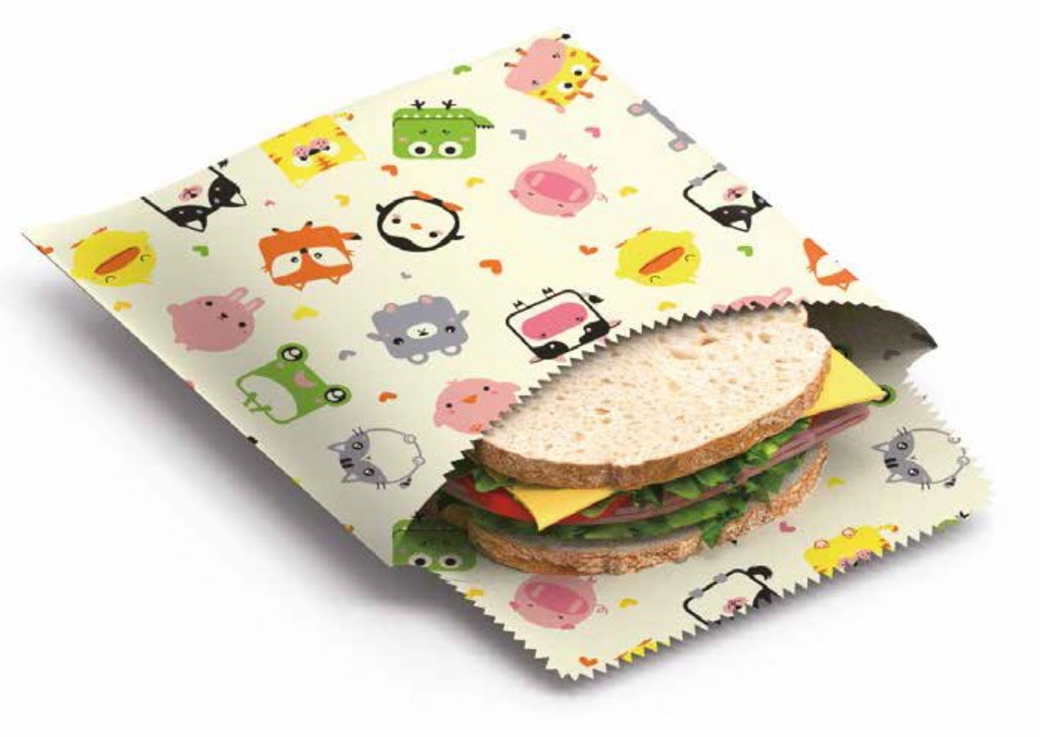 2er Set Bienenwachs Sandwich & Snackbeutel