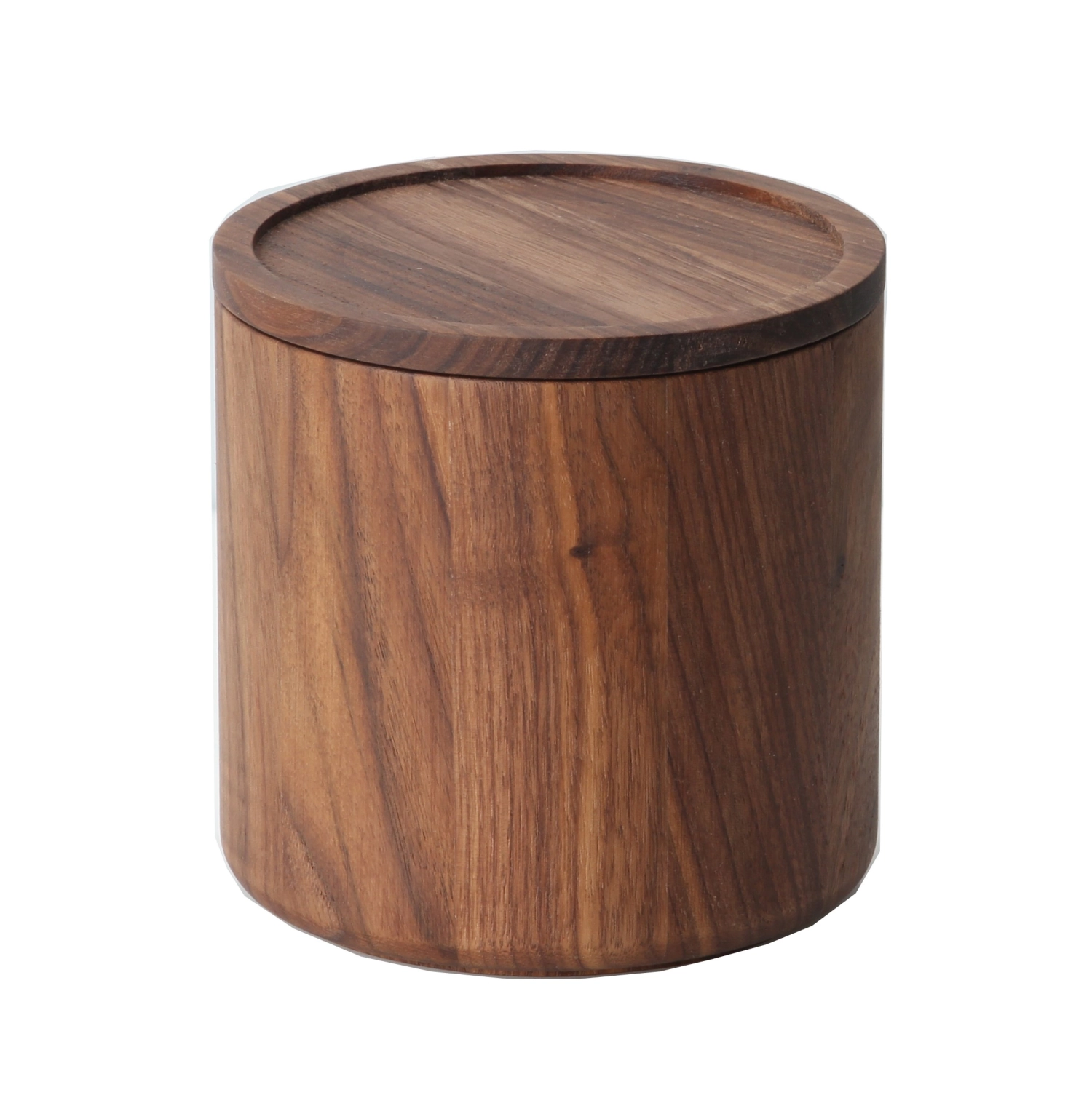 Boîte en noyer, 13x13xh13cm