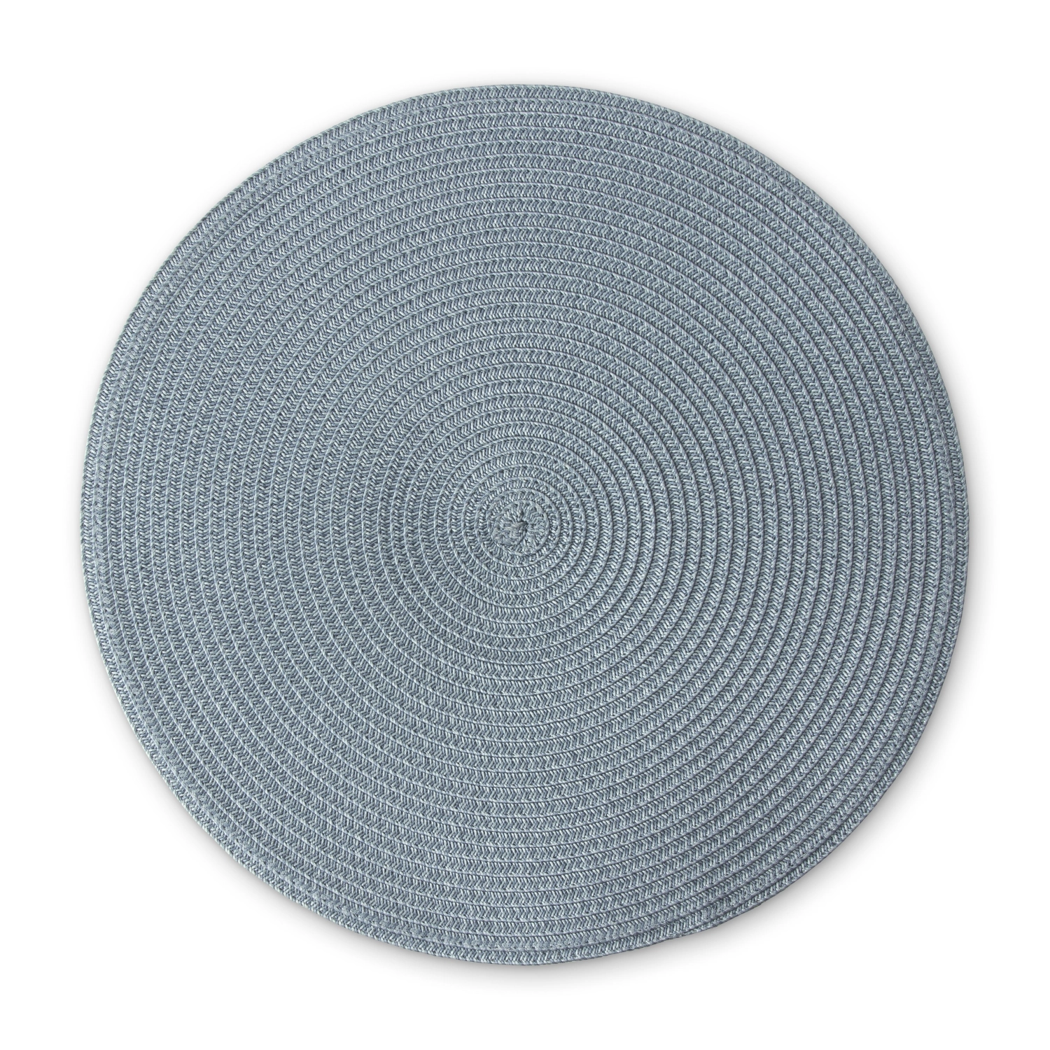 Set de table rond, gris-bleu, 38 cm