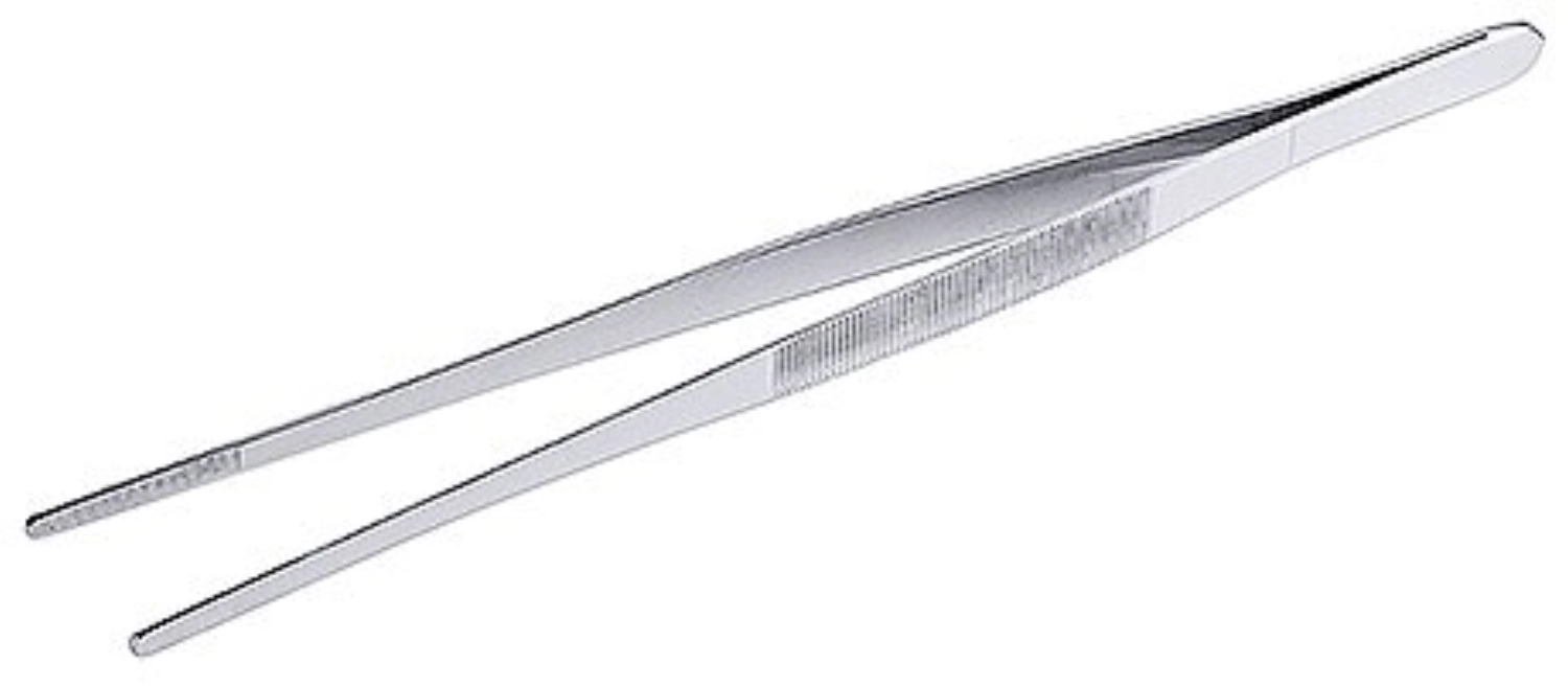 Pincette de cuisine en acier inoxydable, 20 cm