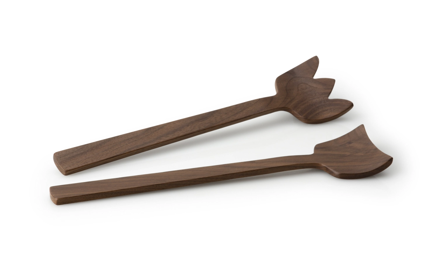 Walnuss Salatbesteck