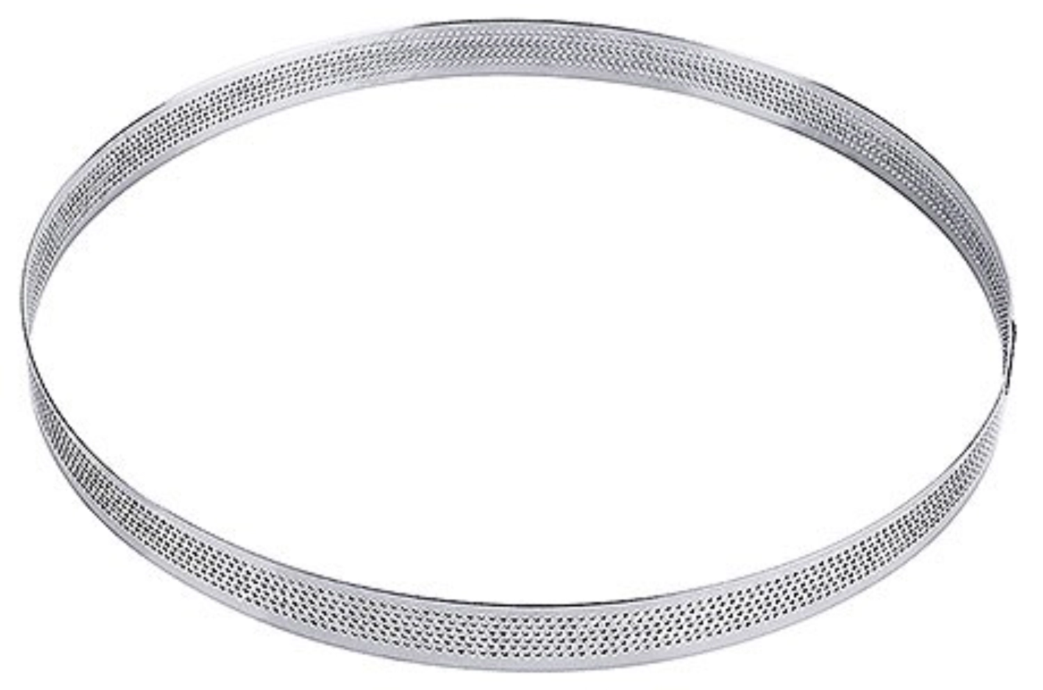 Tortenbodenring, rund, perforiert, 26x2 cm