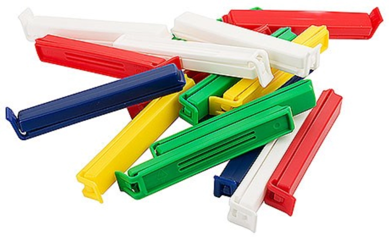 Beutelklammer twixit! HACCP Set 20Stk. 5 Farben 11 cm