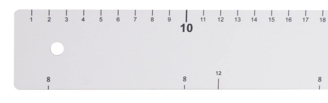 Backlineal L: 64cm, B: 5cm Polystyrol