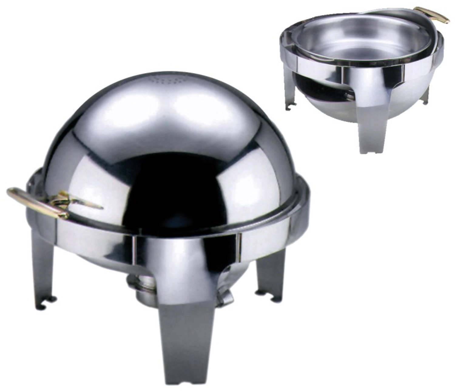 Chafing Dish rond 6.8lt, Rolltop incl. plaque chauffante