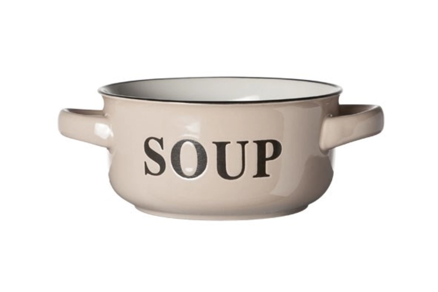 Bol a soupe cream d13.5xh6.5cm