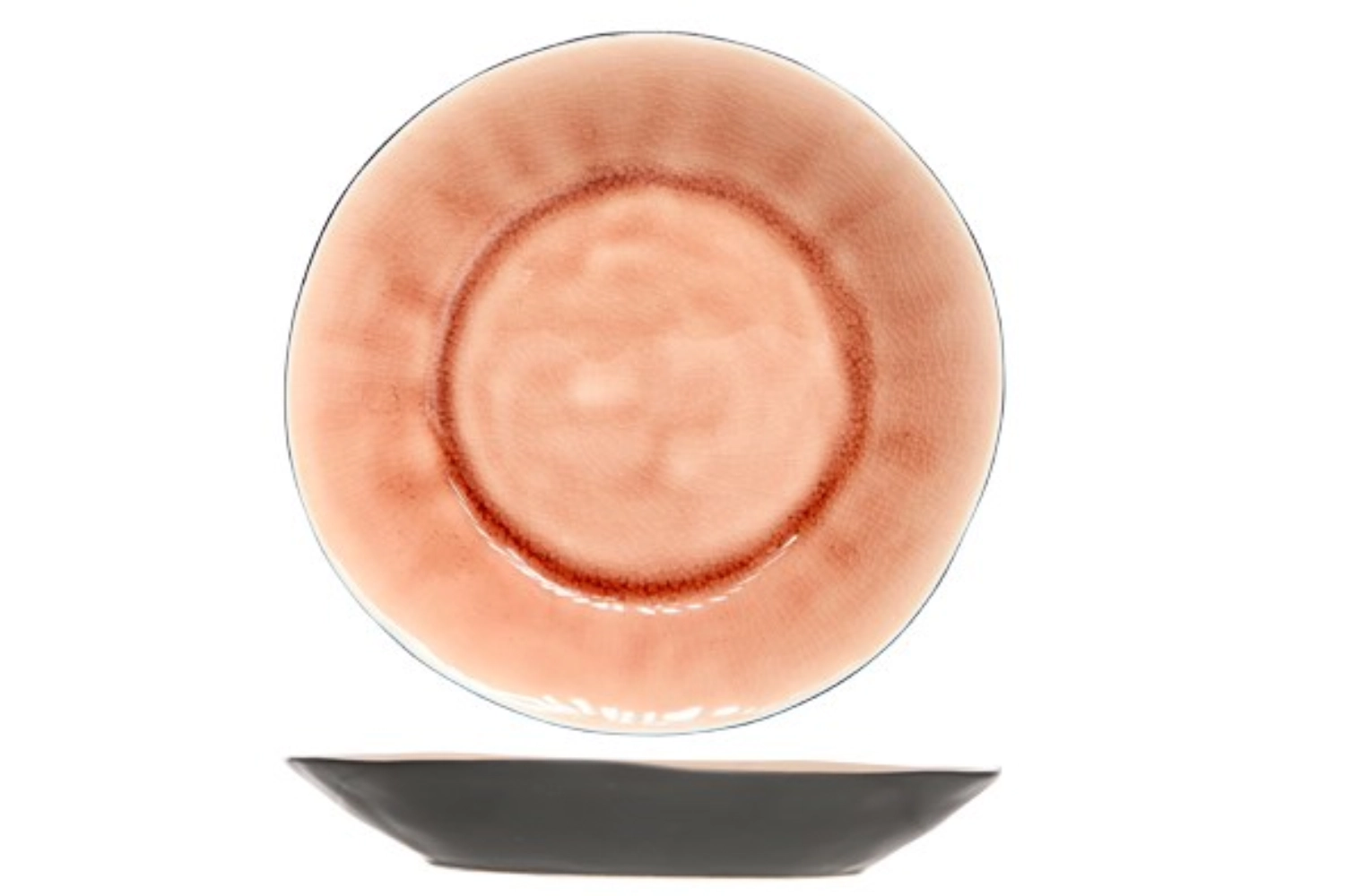 Laguna old rose sous-tasse seule d15cm