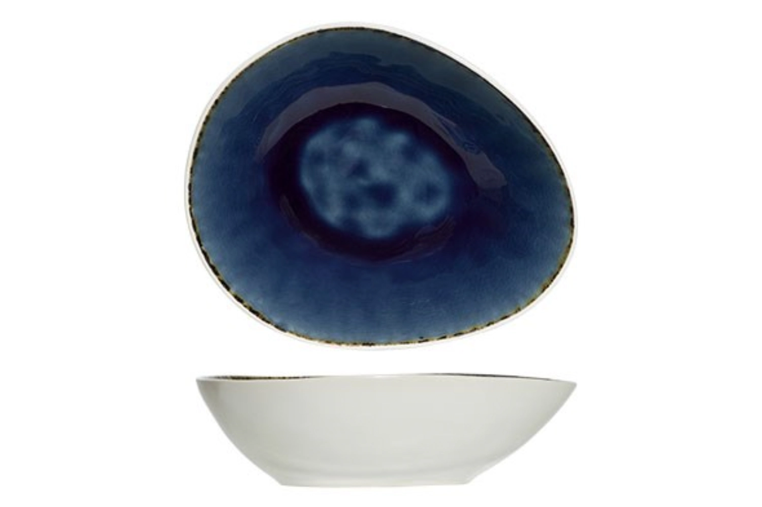 Spirit Blue Schüssel oval, 17x20.5cm