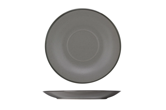 Speckle grey sous-tasse d14,5cm
