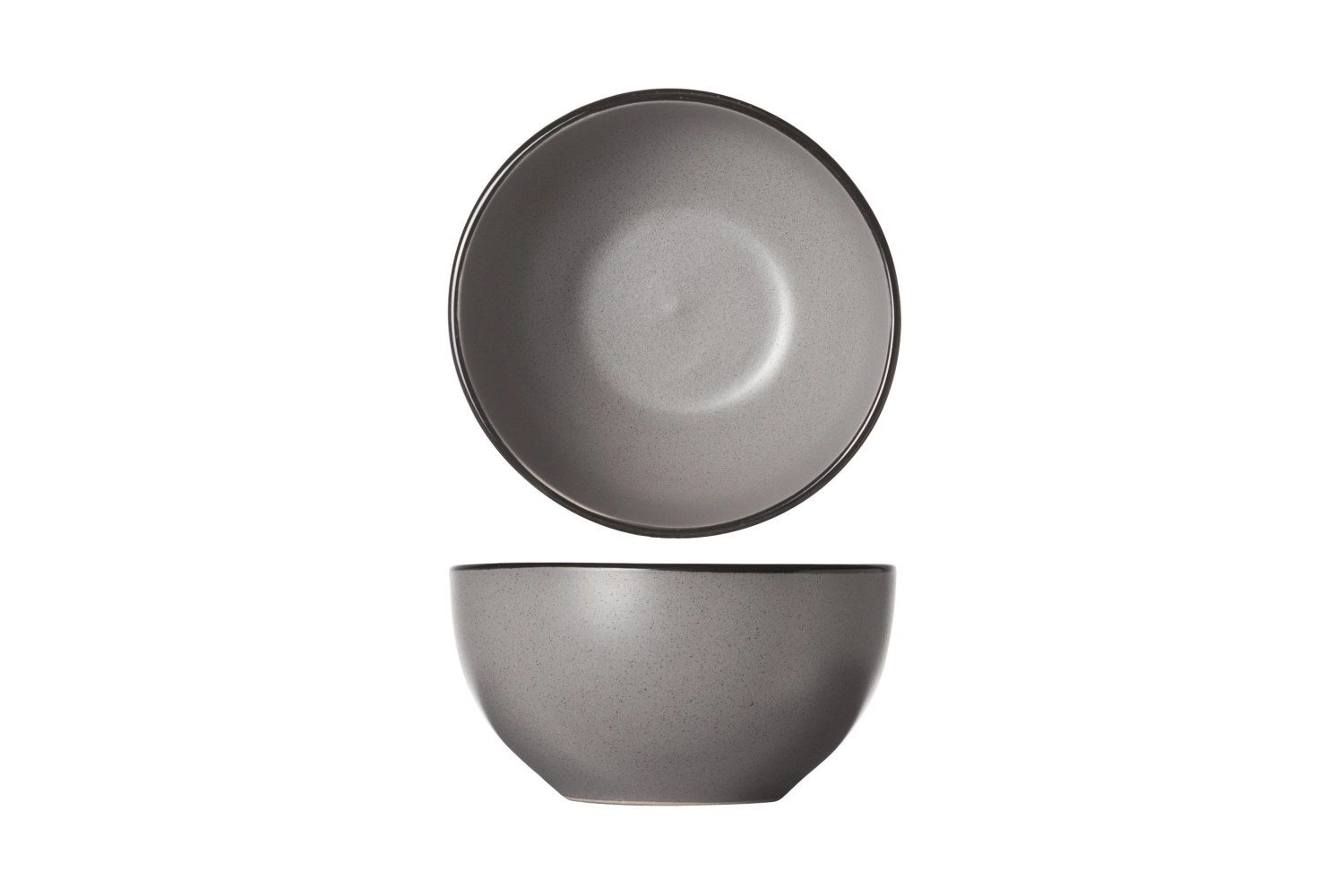 Speckle grey bol d14xh7.2cm