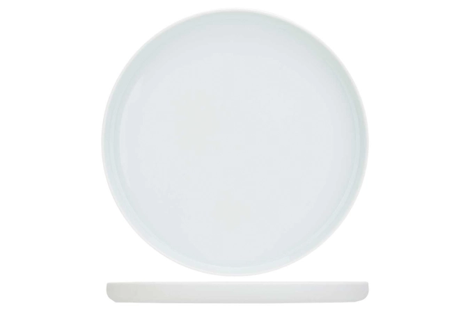 Charming white Dessertteller, D 21.5cm