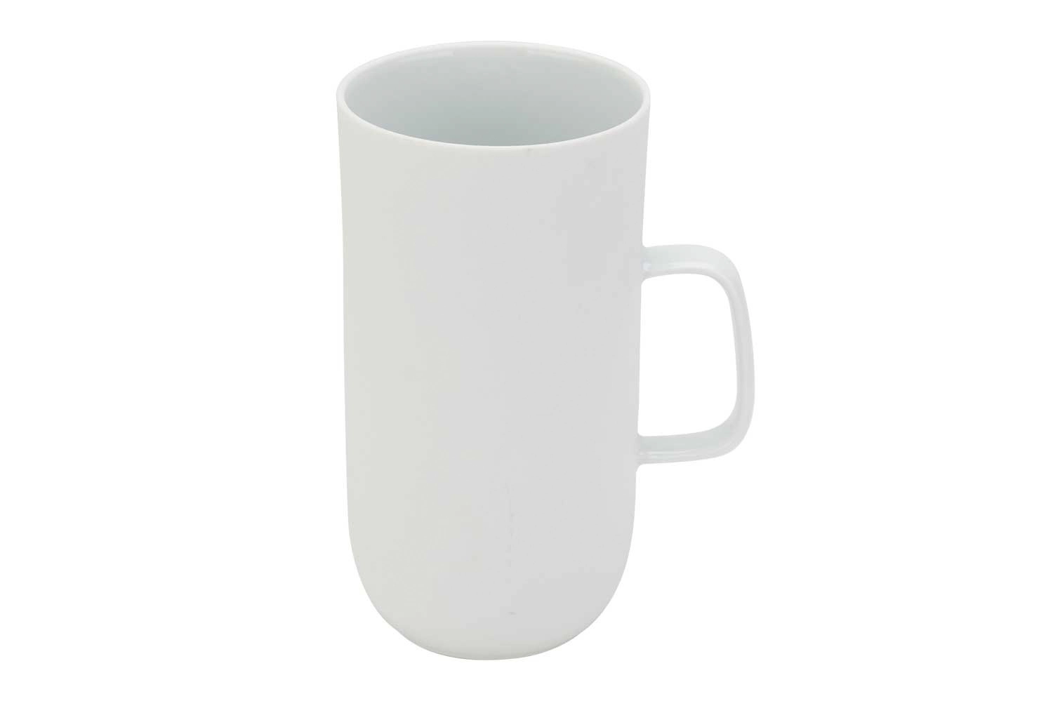 Charming white Becher mit Henkel, 44cl, D 7.5 x H 13.9cm