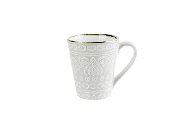 Murano beige gobelet d8,8xh10,4cm 34cl