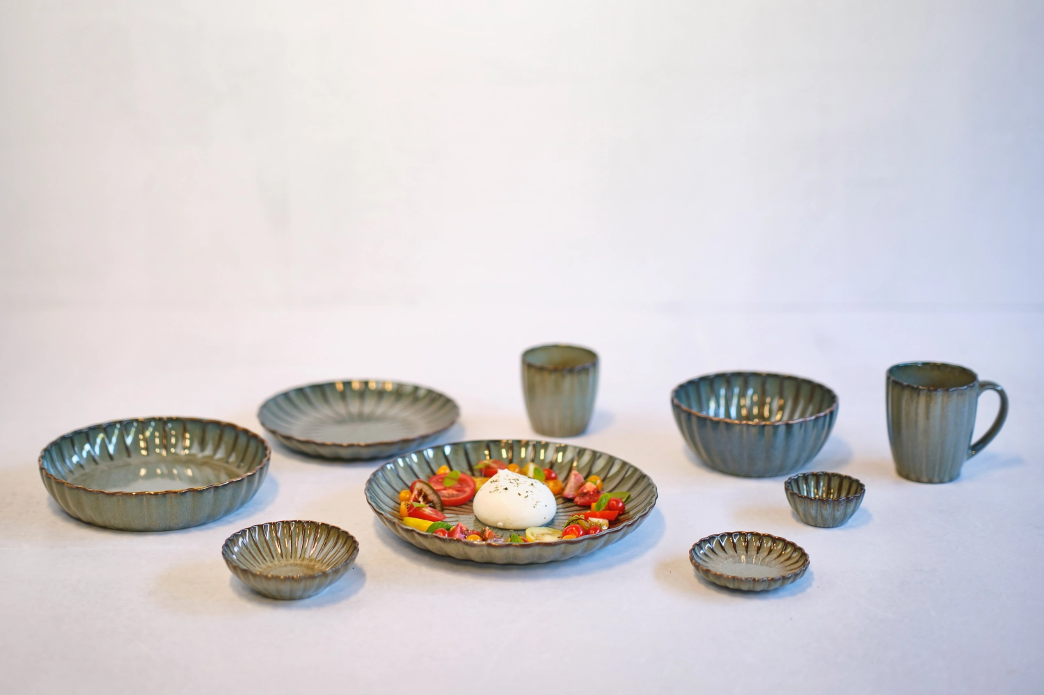 Astera ocean assiette dessert d20,8xh2,8cm