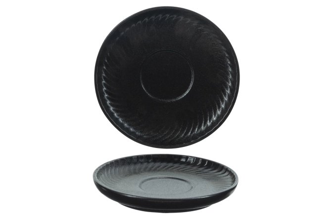 Dakota black sous-tasse d13cm