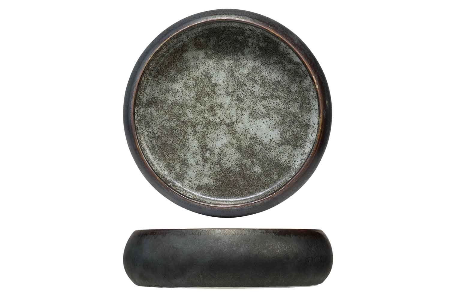 Istra coupe gris-vert d20xh5,7cm