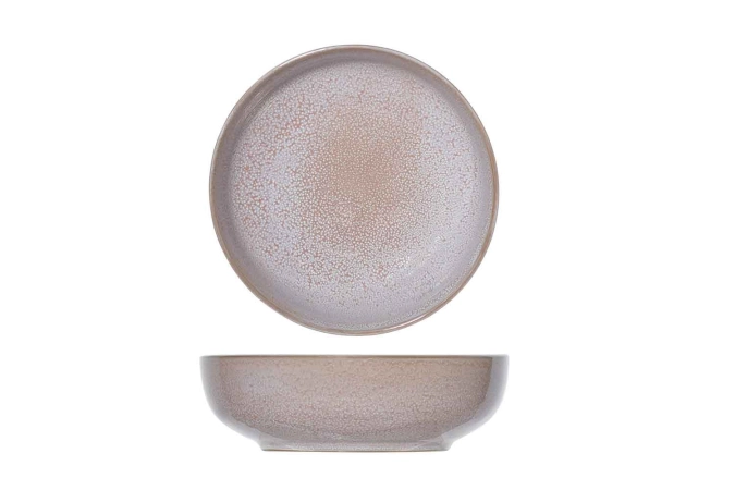 Sparkling pink coupelle d15.5xh4.8cm