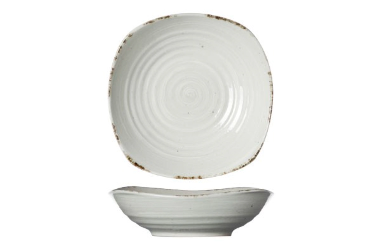 Avalon Schale eckig, D17.5cm, H: 4.5cm