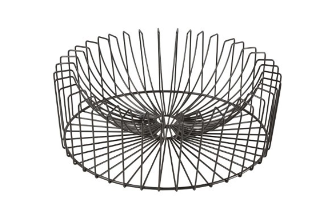 Orbit panier a fruit rond noir d33xh12cm