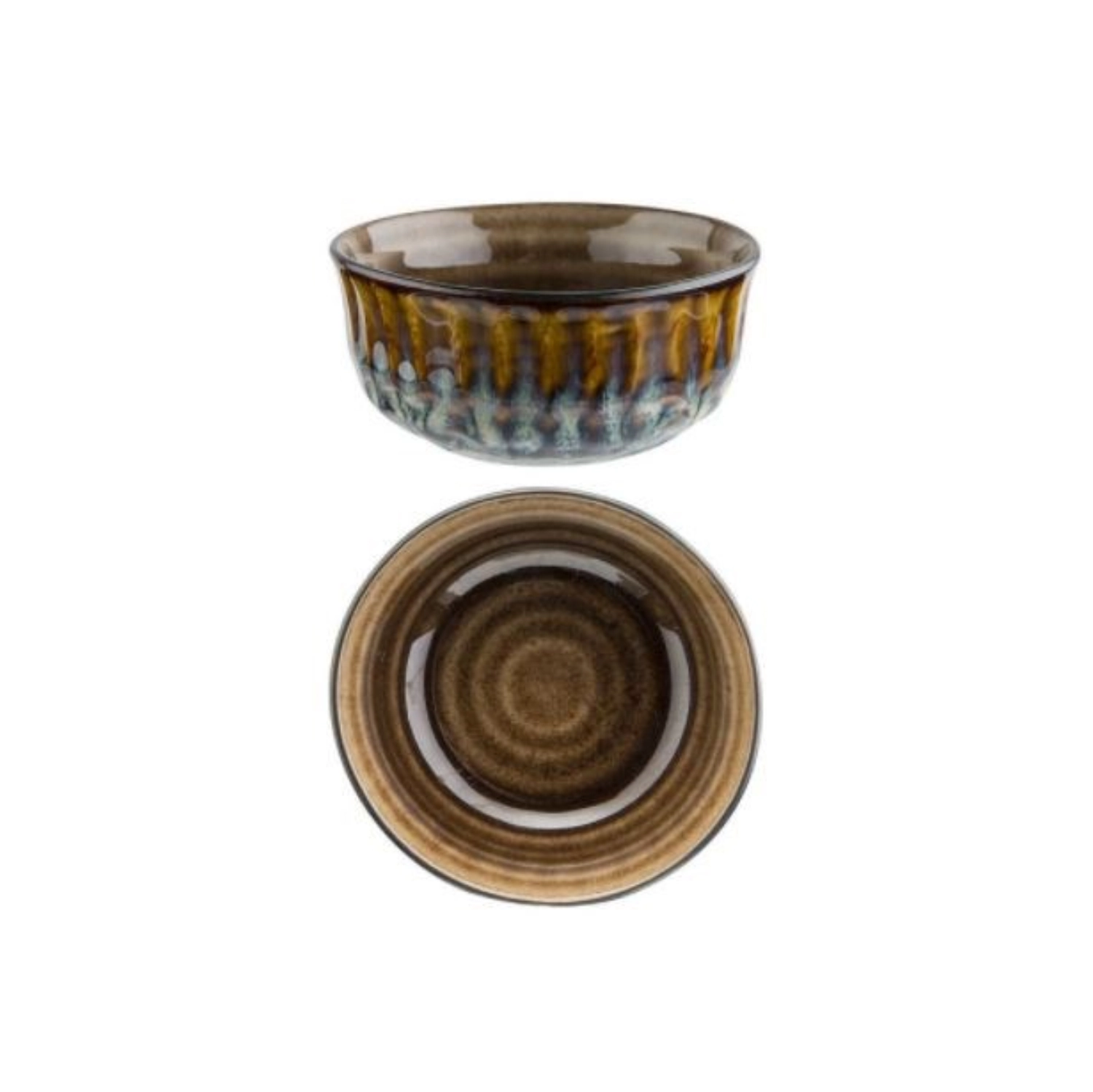 Quintana amber Schüssel D 9xh4,2cm 13cl