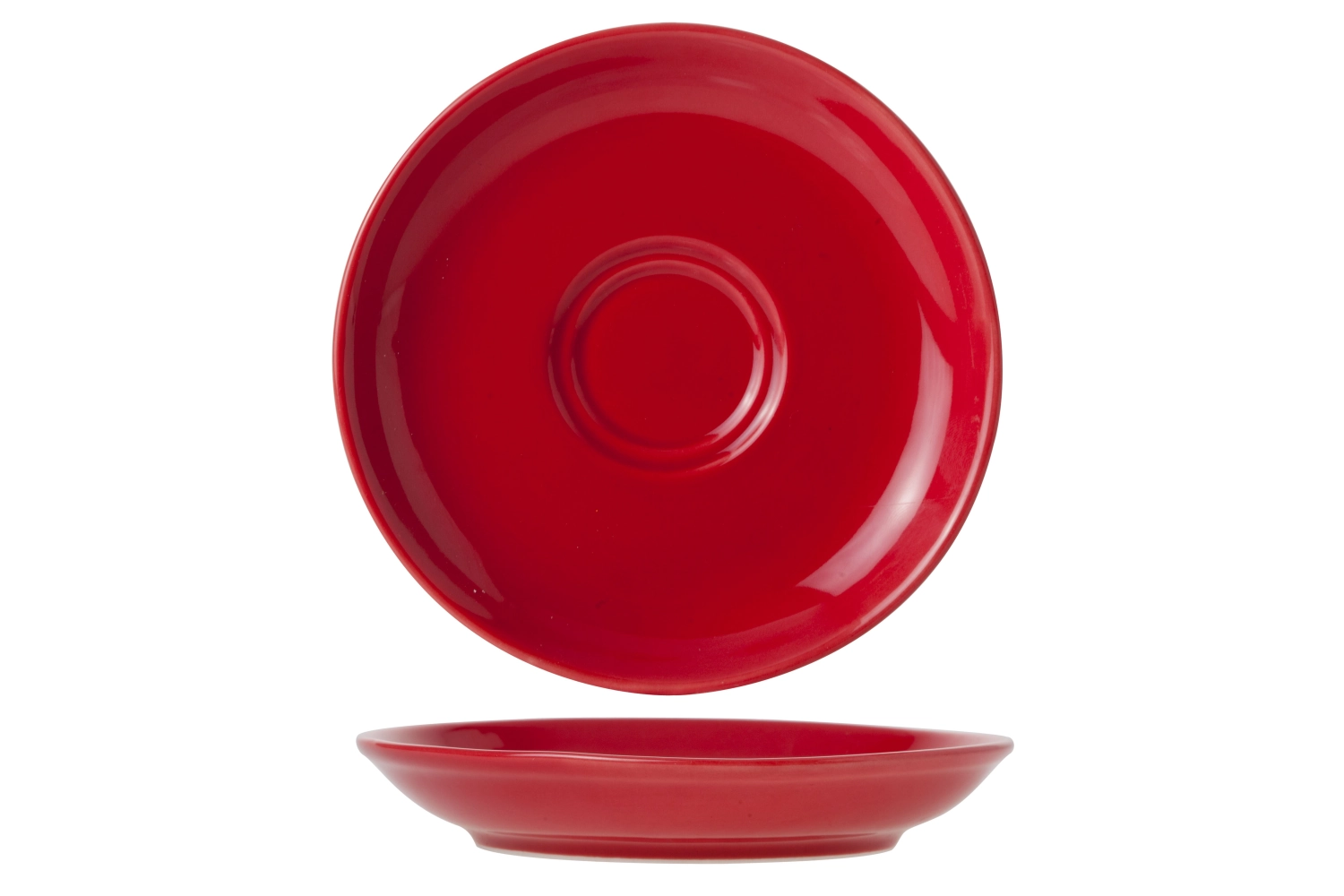 Barista Espresso/Kaffee Untere, rot, 13cm