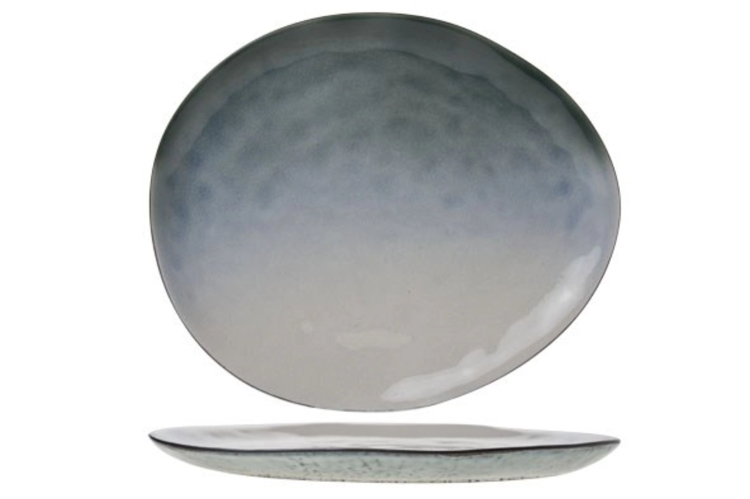 Spiaggia assiette plate ovale, 27 x 23 cm