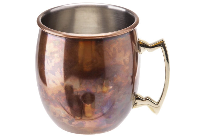Becher Moscow Mule, Antique-Kupfer, 5 x 10cm, 45 cl