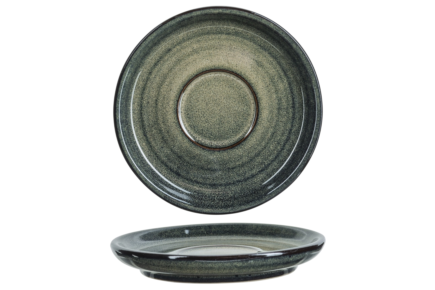 Mendoza green-blue sous-tasse espresso