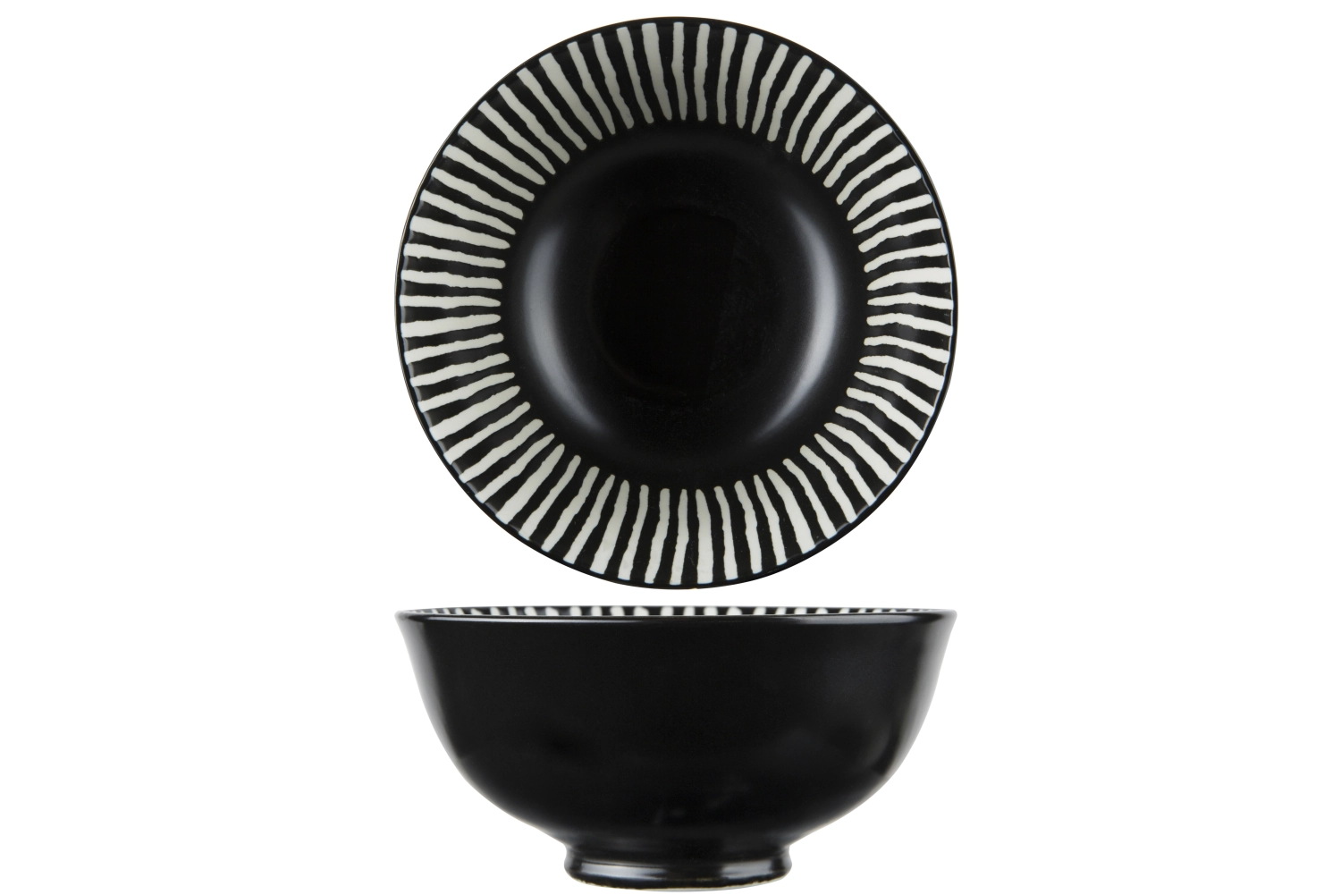 Okapi black bol d15,5xh7cm