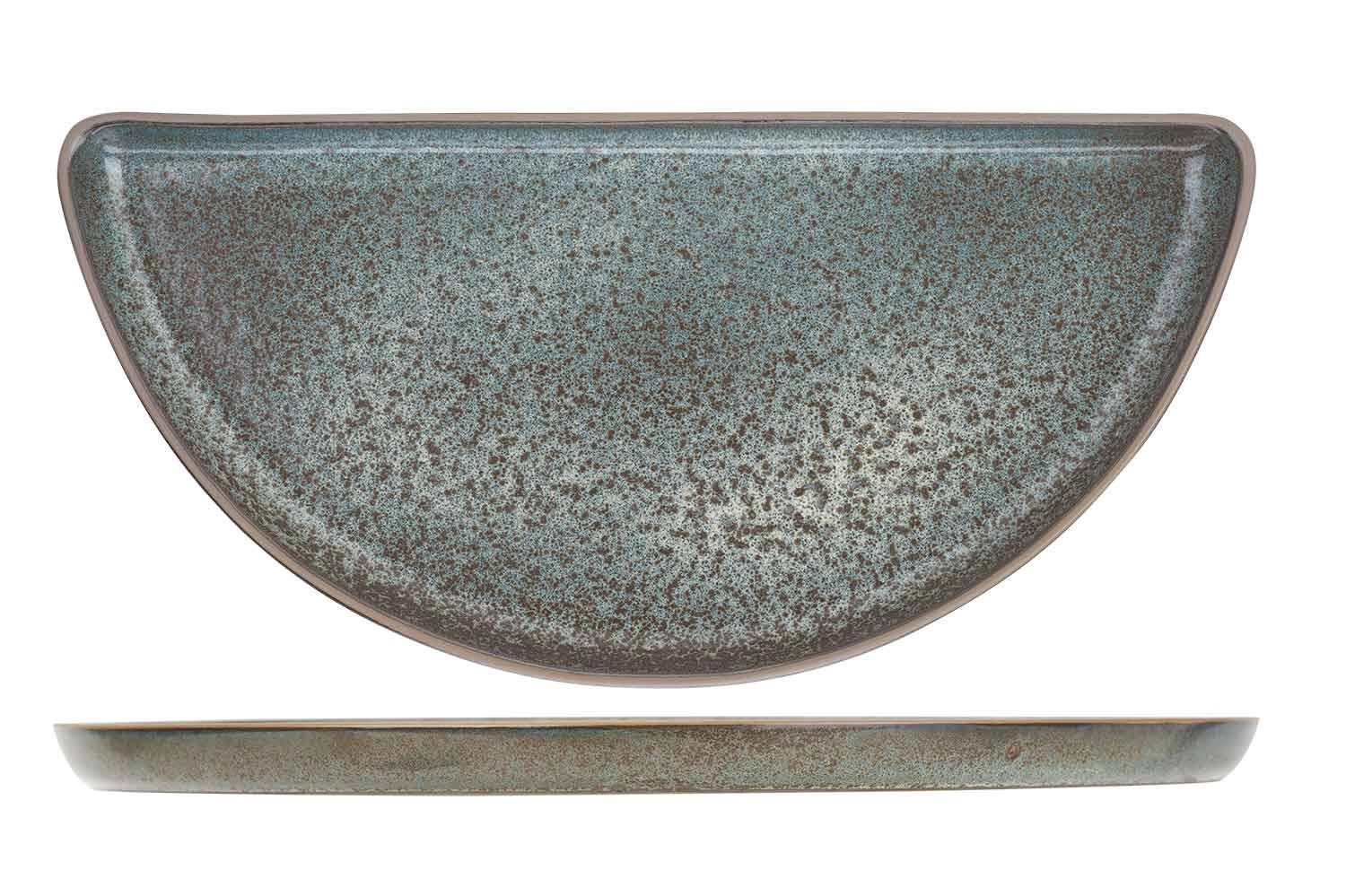 Bento-Concept Teller flach, Halbmond, 31x15x1.9cm