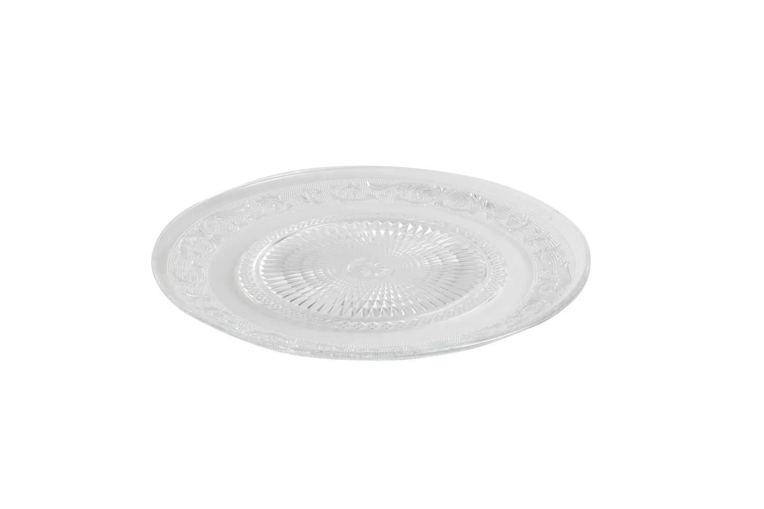Retro plat a tarte verre d33cm