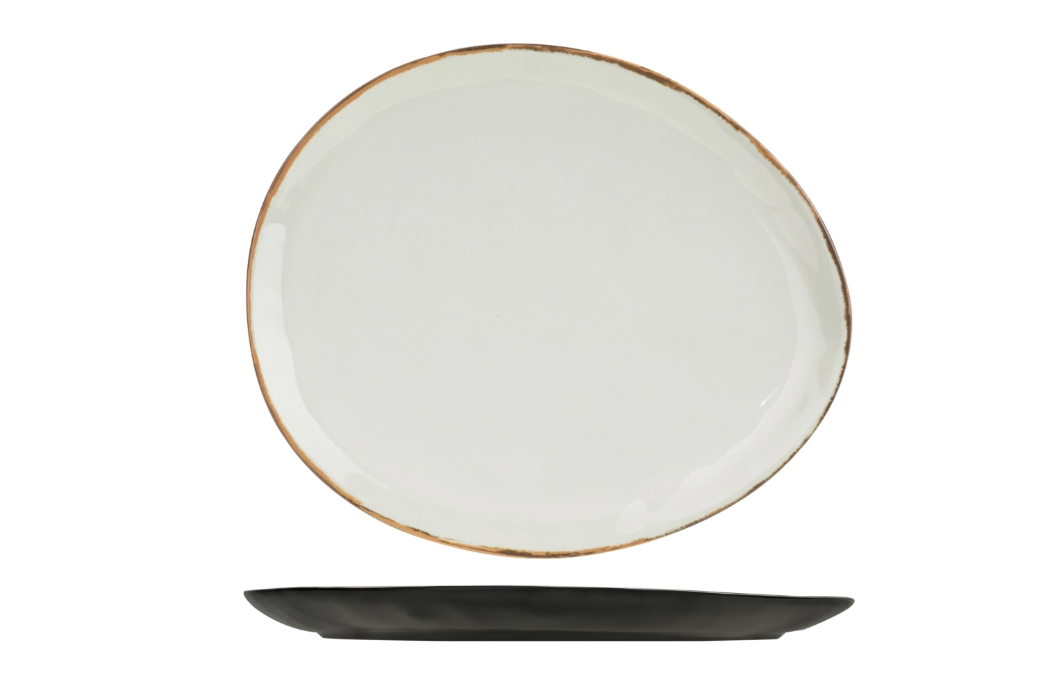 Plato unbreakable assiette ovale 32x27.7