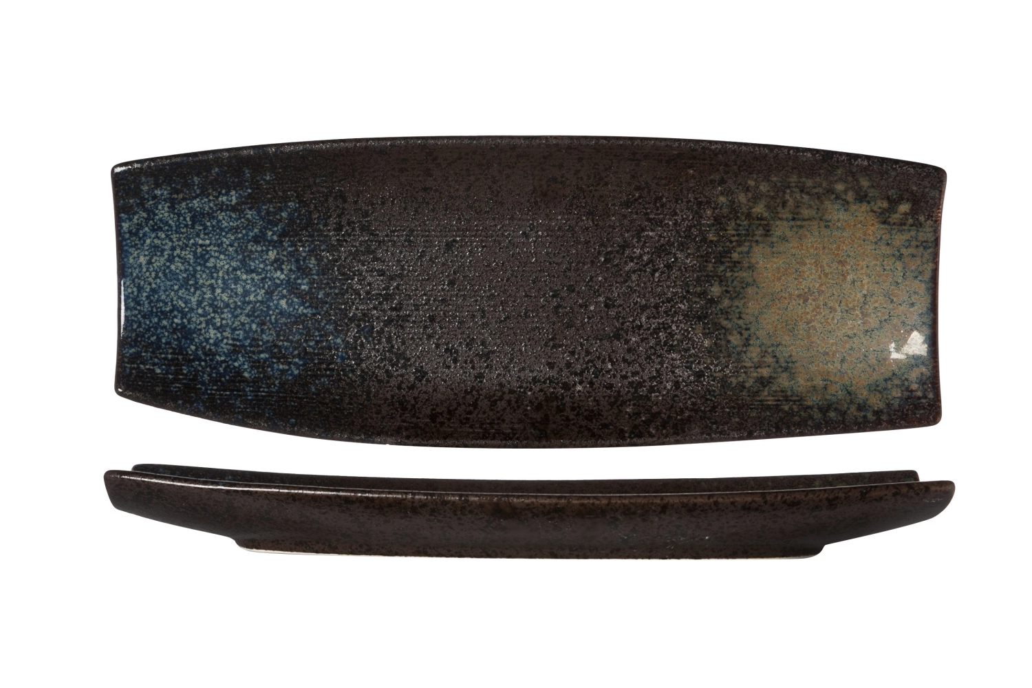 Black yoru coupelle rect 33x12xh3cm